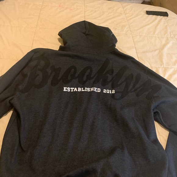 MENS BROOKLYN NETS HOODIE LIKE NEW SIZE 1X-2X - Picture 8 of 8